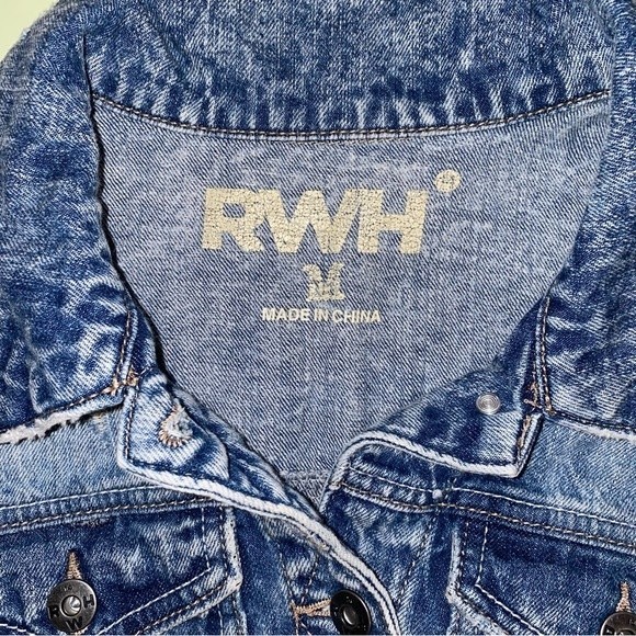 RWH destructed denim jacket - Picture 3 of 4